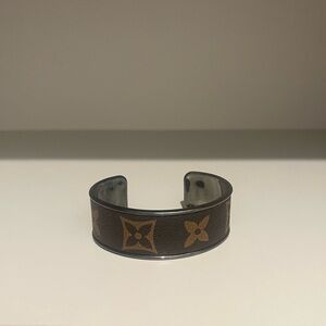 Louis Vuitton repurposed cuff bracelet